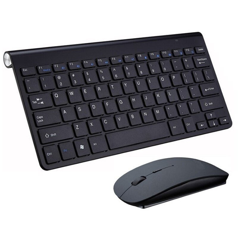 2.4 GHz Wireless Mini Keyboard And Optical Mouse Set - Family comes first essentialsDC - THE CEOGold