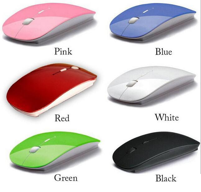 Candy color ultra thin 2.4 USB Wireless Mouse - Family comes first essentialsDC - THE CEOPink