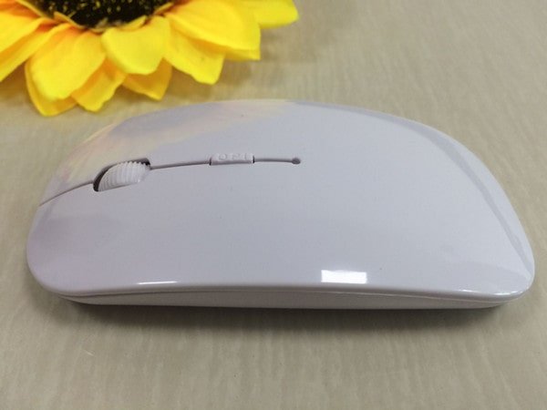 Candy color ultra thin 2.4 USB Wireless Mouse - Family comes first essentialsDC - THE CEOPink