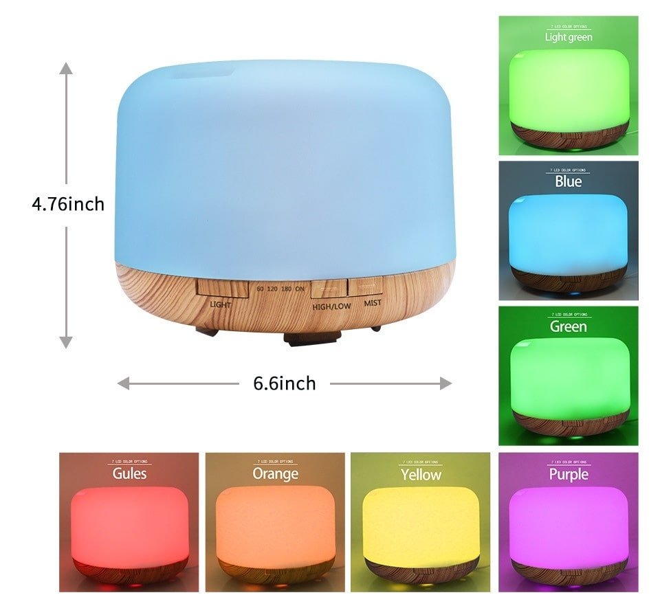 Color Changing Essential Oil Aromatherapy Diffuser With Remote - Family comes first essentialsDC - THE CEOGlow