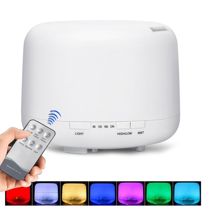Color Changing Essential Oil Aromatherapy Diffuser With Remote - Family comes first essentialsDC - THE CEOGlow