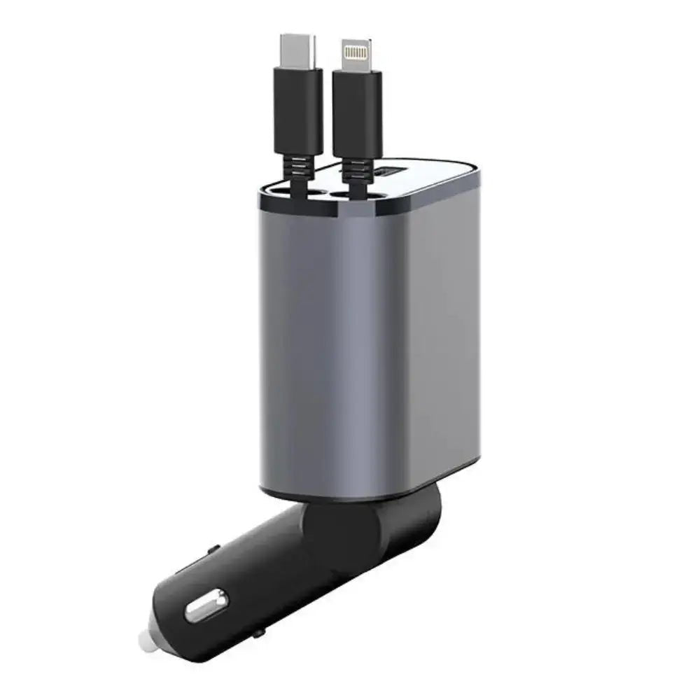 FAST 100W Car Phone Charger Lighter USB And TYPE - C Adapter - Family comes first essentialsDC - THE CEOLightning (iPhone)