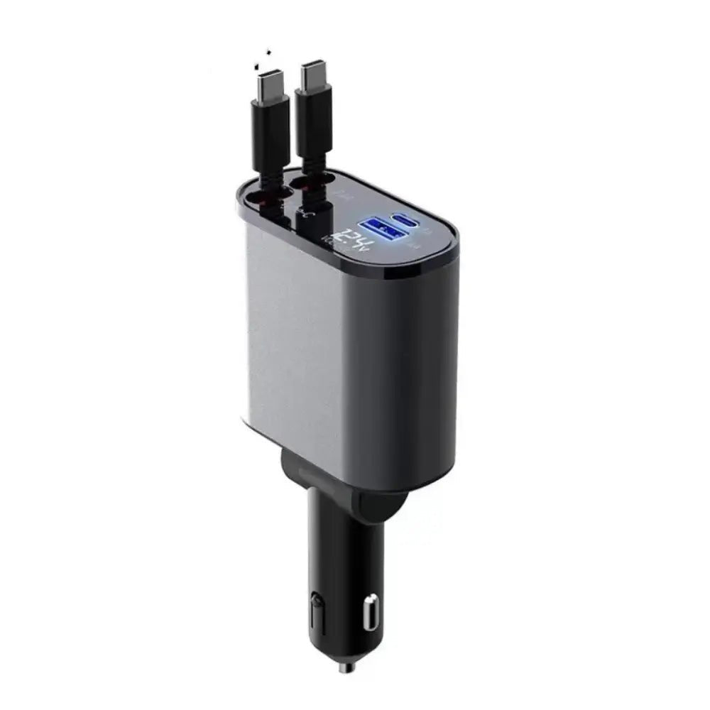 FAST 100W Car Phone Charger Lighter USB And TYPE - C Adapter - Family comes first essentialsDC - THE CEOLightning (iPhone)