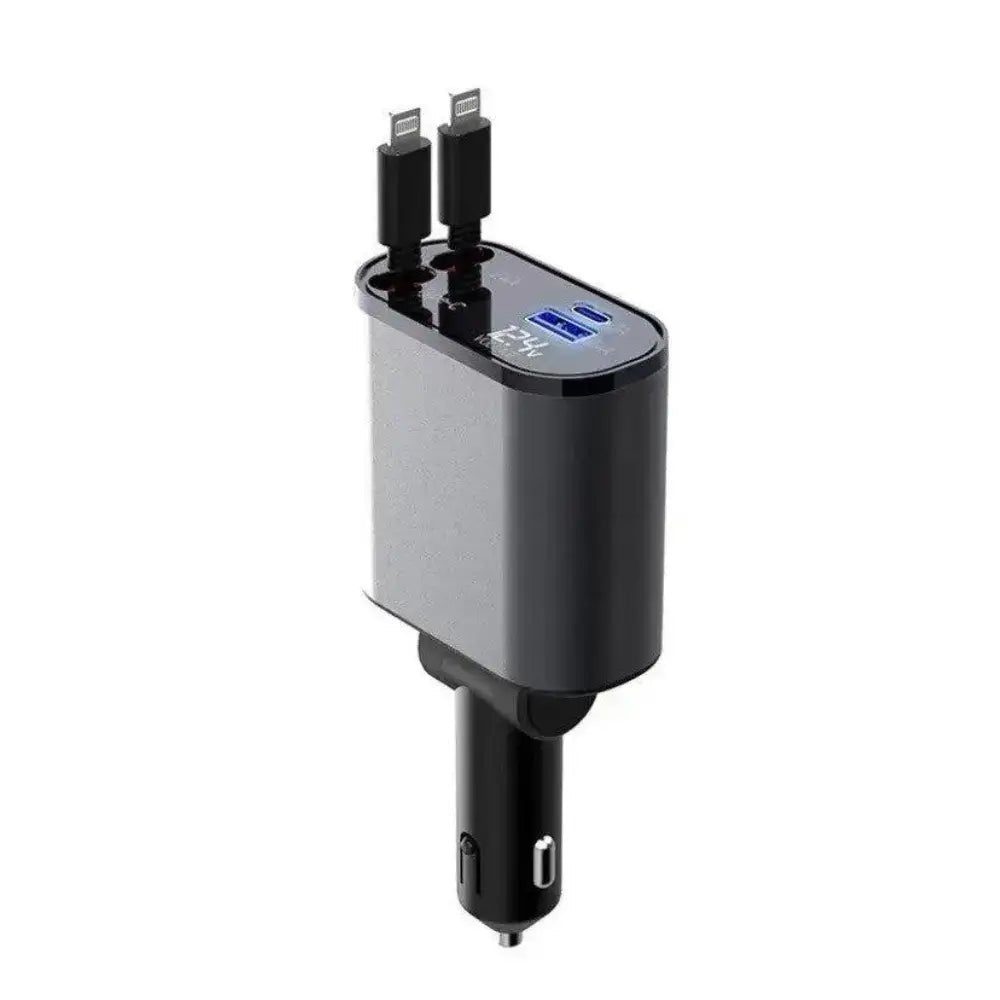 FAST 100W Car Phone Charger Lighter USB And TYPE - C Adapter - Family comes first essentialsDC - THE CEOLightning (iPhone)