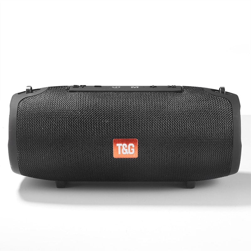Large Waterproof Wireless Portable Bluetooth Speaker With Strap - Family comes first essentialsDC - THE CEOBlue/Red