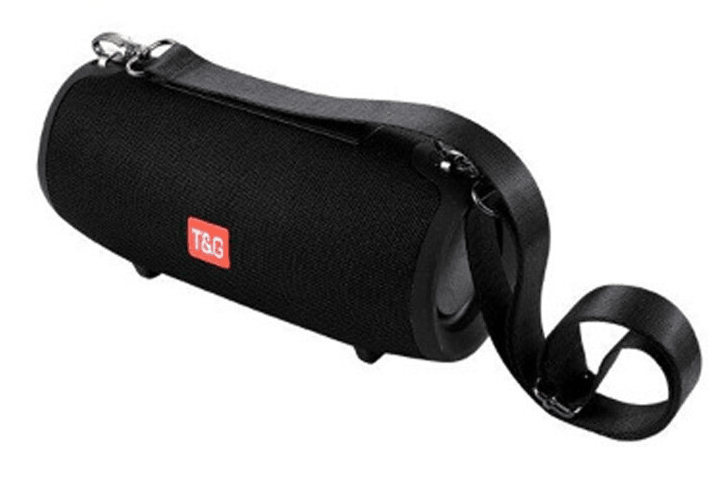Large Waterproof Wireless Portable Bluetooth Speaker With Strap - Family comes first essentialsDC - THE CEOBlue/Red