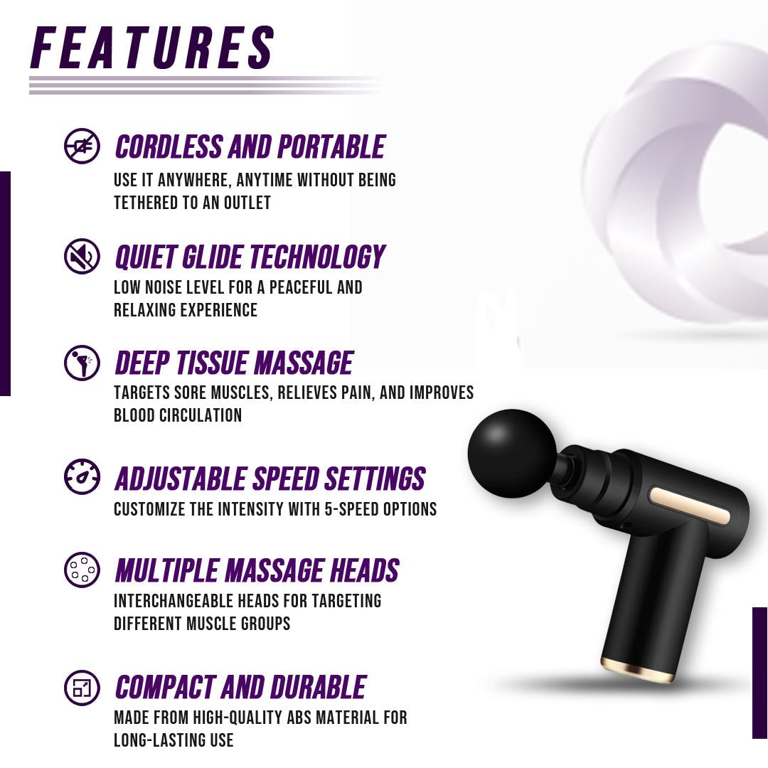 Muscle Massage Gun - Family comes first essentialsDC - eterus